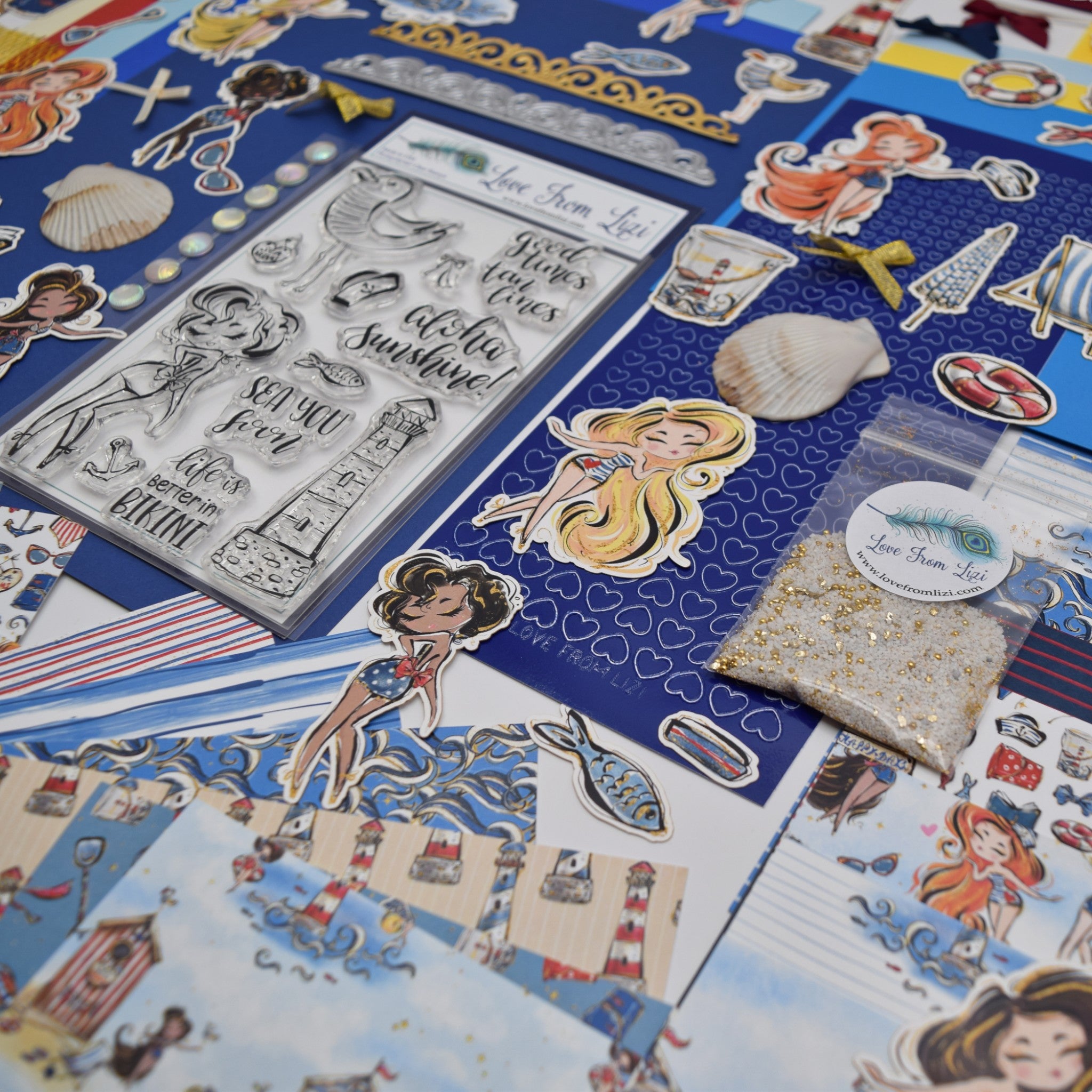 LFL August 24 Card Kit - To The Beach